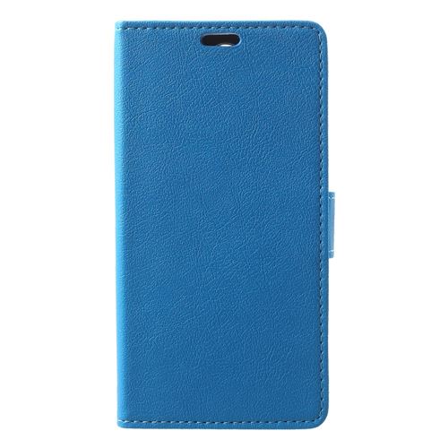 Etui en PU flip couleur bleu pour votre Nokia 5.1 Plus/X5