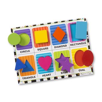 Melissa Doug Formes Chunky puzzle 8 pieces