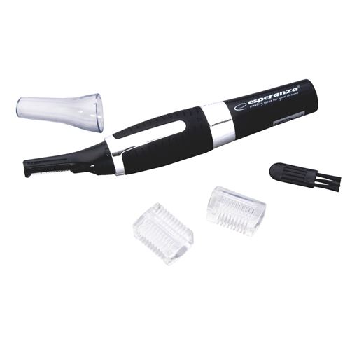 Tondeuse Micro Touch De Précision Poils, Nez, Oreille, Barbe - Led - Sans Fil - Noir