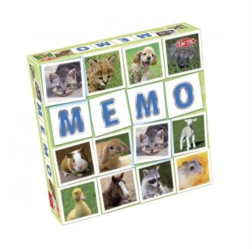 Non Communiqué Multicolore Tactic Jeu De Mémoire Bébé Animaux Mémo - Image 1