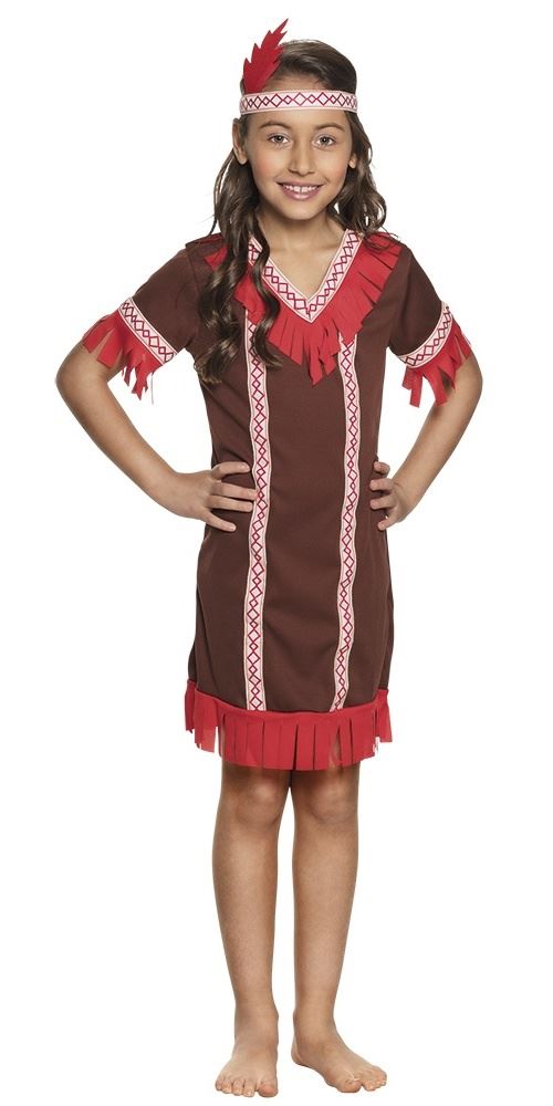 Boland costumes indiens Fox Kitten filles marron / rouge