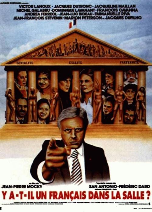 Y-a-t-il Un Français Dans La Salle? AFFICHE CINEMA ORIGINALE
