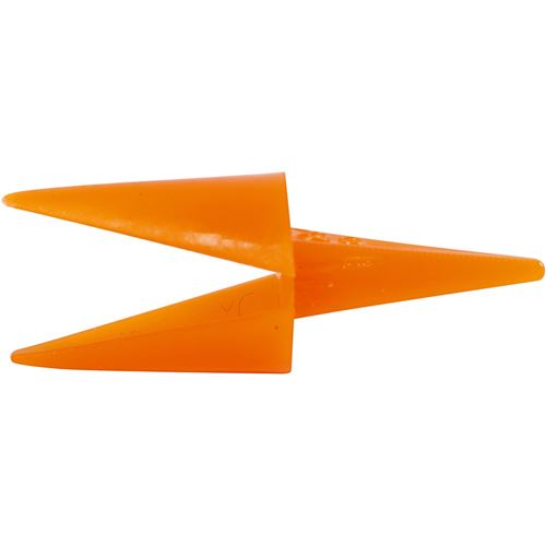 Creotime décoration bec de poulet 3 cm orange