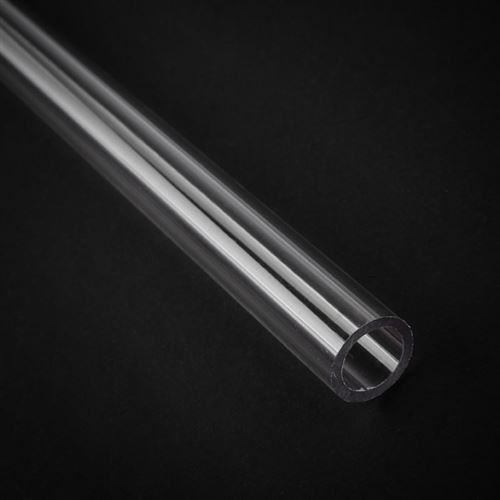 bitspower bitspower none chamfer petg link tube 16/12mm, 100cm - transpare noir