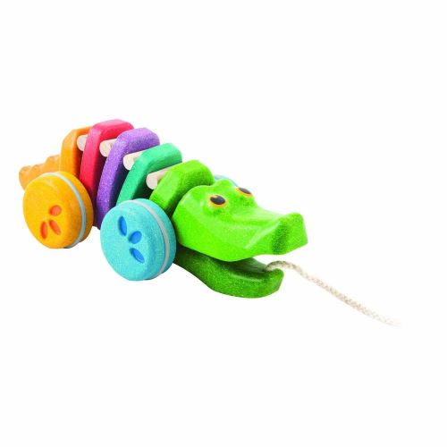Jouet en bois Plan Toys Alligator Arc-en-ciel