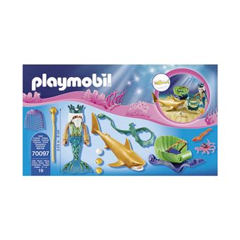 Playmobil Magic 70097 Roi des mers avec calèche royale