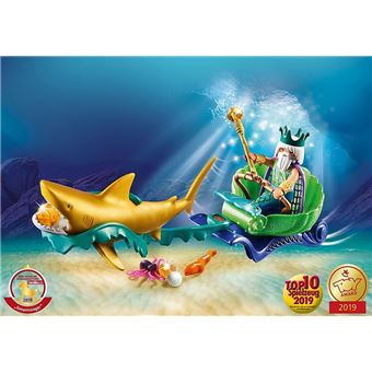 Playmobil Magic 70097 Roi des mers avec calèche royale