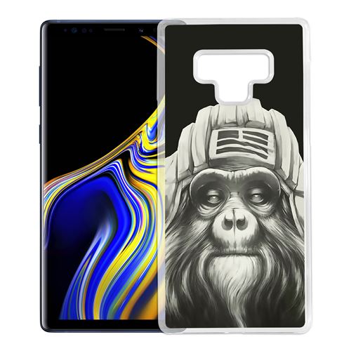 Coque pour Samsung Galaxy Note 9 -  Singe Monkey Aviateur