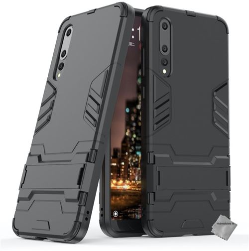 Housse etui coque rigide anti choc pour Huawei P20 Pro avec film ecran - NOIR