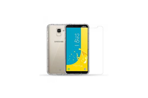 IBROZ Clear case et verre trempé pour Samsung Galaxy J6