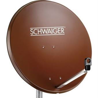 Schwaiger SPI996.1 Antenne Satellite 60-65cm Gris Anthracite - Réception TV Haute Qualité