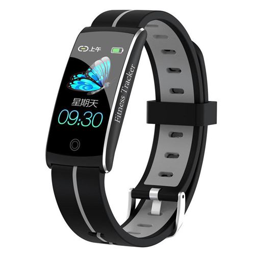 Montre connectée Chronus RF10C IP68 Étanche Fitness Tracker-Gris-Chronus