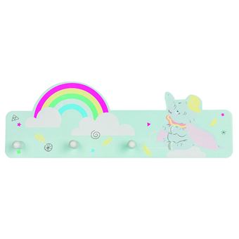 Porte-manteau Arc-en-ciel En Bois Pour Enfants - 4 Crochets, Couleurs Pastel, Design Kindsgut Amélie