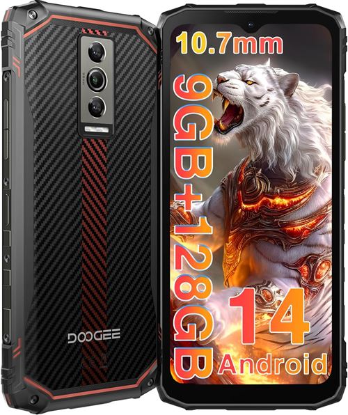 4G Smartphone DOOGEE Blade 10 6.56 128Go - rouge