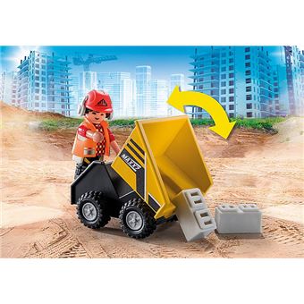 Playmobil city action ouvriers de voire travaux de chantier-45pcs-4-10ans –  Orca