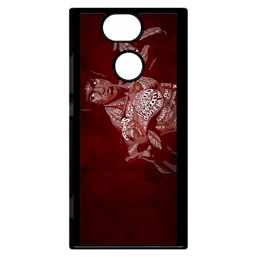 Coque My-Kase pour Xperia XA2 - bruce lee typographie - Plastique Noir