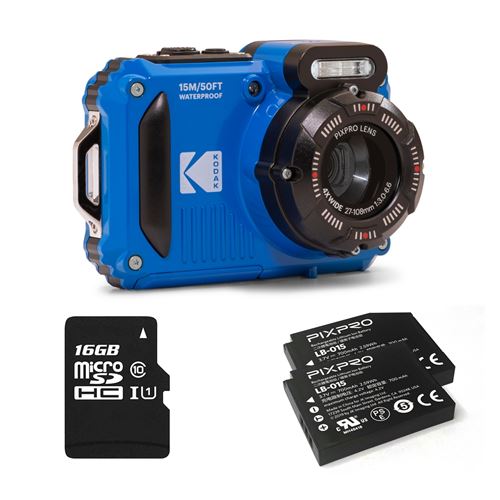 KODAK Appareil Photo Pixpro - WPZ2 - Bleu