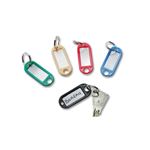 Sign - 100 Porte-clés - 56 x 22 mm - plastique - couleurs assorties Pas Cher | Bureau Vallée