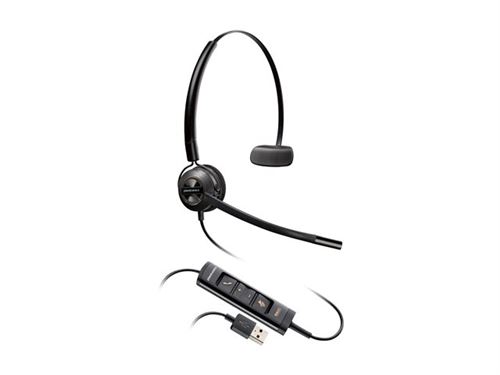 Non Communiqué Noir Hp Poly Encorepro 545 - Encorepro 500 Series - Micro-Casque - Sur-Oreille - Convertible - Filaire - Usb-A - Certifié Pour Skype For Business