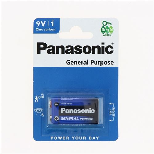 Panasonic Pile General Purpose 9v Carrée 6f22