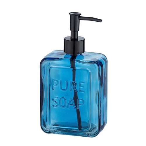 Non Communiqué Bleu Distributeur De Savon Wenko Pure Soap 550 Ml Verre
