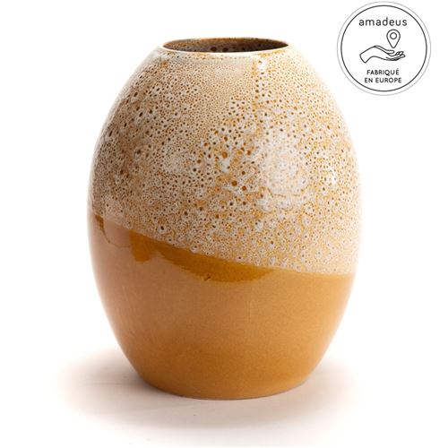Non Communiqué Orange Vase Miranda 27 Cm - Amadeus - Céramique