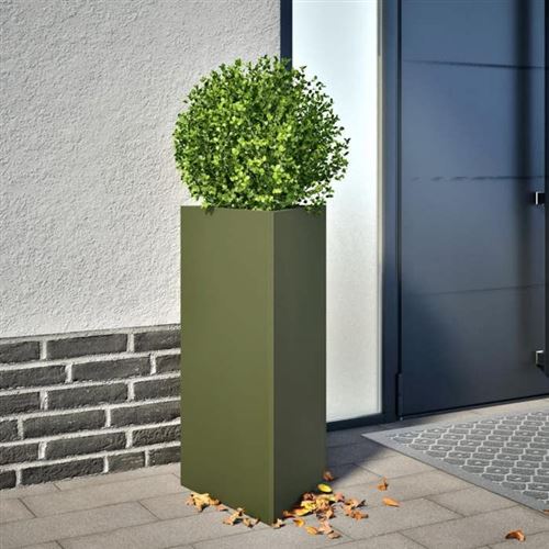 Vidaxl Vert Jardinière Triangulaire - Olive - Image 3