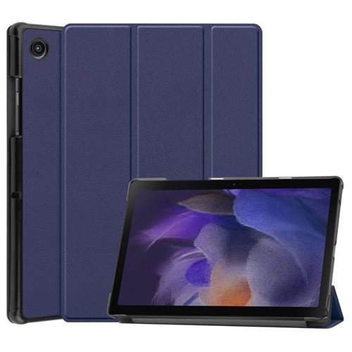 Générique Bleu Étui Triptyque Pour Samsung Galaxy Tab A8 10.5 (2021) - Foncé - Image 3