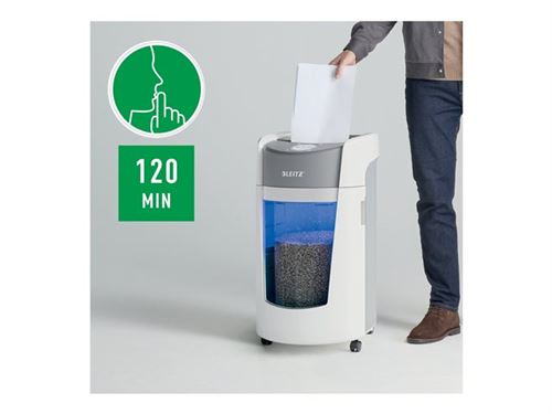 Leitz IQ OptiMax Office P5 - Destructeur de documents - Micro-coupe - 2 x 15 mm - P-5