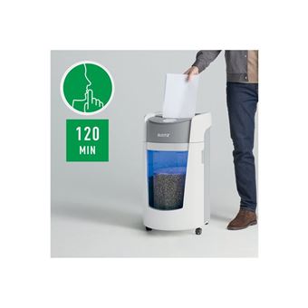 Leitz IQ OptiMax Office P5 - Destructeur de documents - Micro-coupe - 2 x 15 mm - P-5 - 1