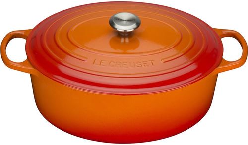 Le Creuset Gietijzeren Ovale Braadpan Oranjerood 35Cm 8,9L