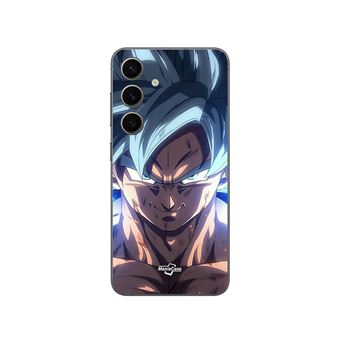 Coque Samsung Galaxy S25 Dragon Ball Z GOKU Ultra instinct face énervé Maniacase - 1