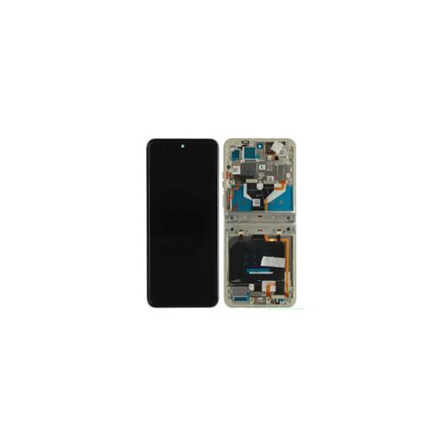 Original Ecran LCD et Vitre Tactile PANTONE Lightest Sky Avec châssis pour Motorola Razr 60 5D68C29967 5D68C30272