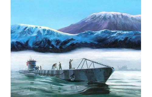 German Navy Type Vii-b U-boat - 1:350e - Hobby Boss
