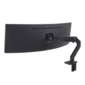 Ergotron HX - Kit de montage (bras articulé, fixation par pince pour bureau, montage par passe-câble, matériel de fixation, port d'extension, pivot HD) - Technologie de force constante - pour écran LCD / écran LCD incurvé - noir mat - Taille d'écra - 1