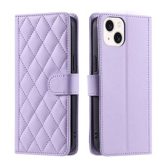 Coque pour iPhone 15 Plus Magnétique Clapet Antichoc Solide - Violet - 1