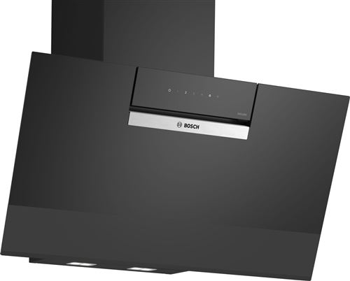 Série 4 Hotte Murale 80 Cm Noir Avec Finition En Verre, Noir Dwk87Fn6Rm