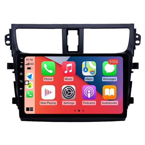 Autoradio Multimédia RoverOne Android CarPlay Android Auto GPS pour Suzuki Celerio 2015 - 2018