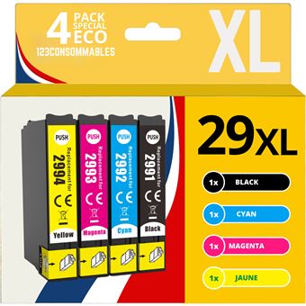 Pack compatible EPSON T29XL, 4 cartouches - 1