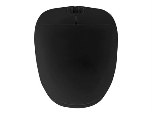 Active Key AK-PMJ1 Series CleanMouse - Souris - ergonomique - droitiers et gauchers - optique - 2 boutons - filaire - USB - noir