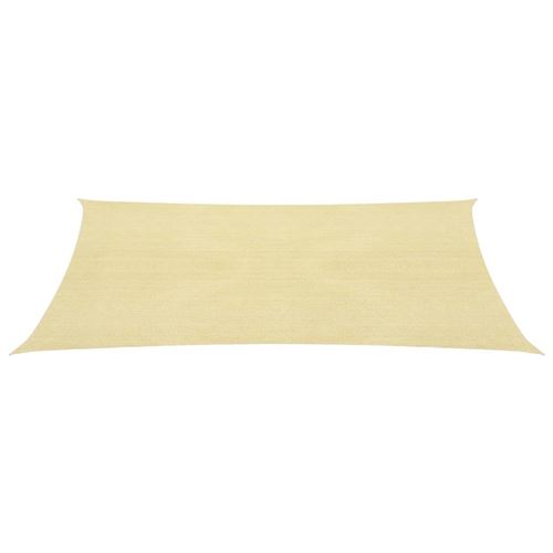 Voile d'ombrage 160 g/m² Beige 6x6 m PEHD