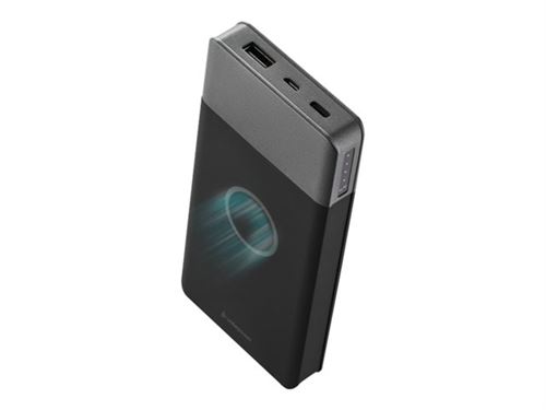 Usbepower AIR Plus Wireless - Banque d'alimentation sans fil - 10000 mAh - 2 A (USB) - gris sidéral