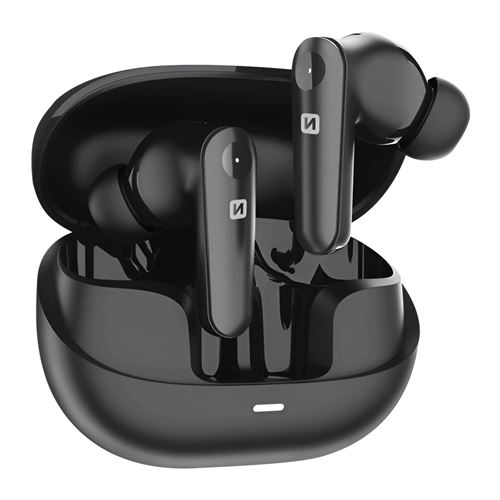 &Eacute;couteurs Bluetooth &agrave; R&eacute;duction de Bruit Autonomie 35 Heures Swissten Noir 