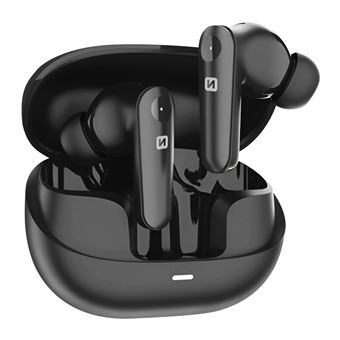 Écouteurs Bluetooth à Réduction de Bruit Autonomie 35 Heures Swissten Noir - 1