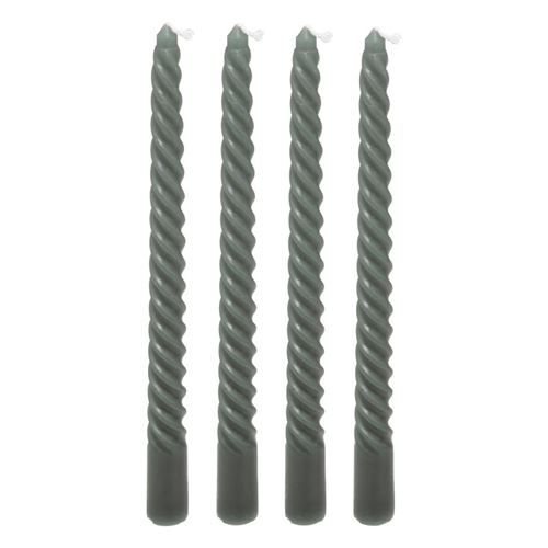 Non Communiqué Vert Atmosphera Créateur D'intérieur - Lot De 4 Bougies Bâton "Hugo" 180G Kaki
