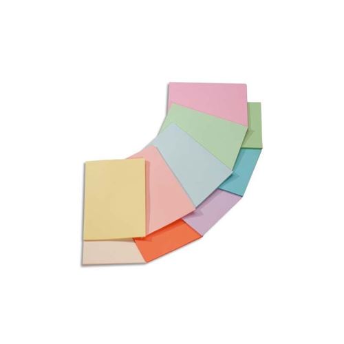 Ramette de papier 250 feuilles A4 - CLAIREFONTAINE - 160 g - Couleurs pastel