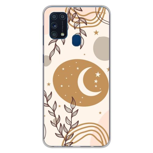 Coque en silicone imprimée compatible Samsung Galaxy M31 Lunaison