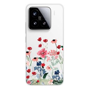 Coque en silicone - Compatible Xiaomi 15 - design printemps en fleurs - 1