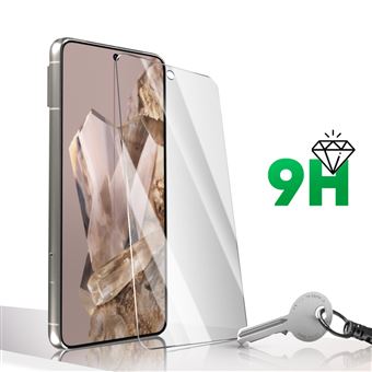 SPARIN 3 + 2 pellicole protettive per Google Pixel 8a in vetro temperato con protezione della fotocamera e telaio di montaggio, durezza 9H