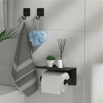 Porte Papier Toilette Mural sans Perçage Support Papier WC en